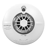 FireAngel HT-630 Hitzemelder für Küche, Klasse A1, verschlossene 10-Jahres-Batterie, Wärmemelder für Zuhause, Garage, Badezimmer, Weiß, 1 Packung