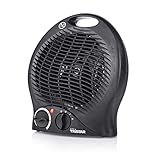 Tristar Elektroheizung (Ventilator) 3 einstellbare Leistungsstufen - Thermostat, 1 Stück, black, KA-5037