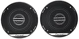 Pioneer TS-G1020F 10 cm 2-Weg-Koaxiallautsprecher Set mit 2 Lautsprechern (je 210 W max., 30 W Sinus), kraftvoller Klang, hoher Wirkungsgrad, 43 mm Einbautiefe, 106 mm Einbauausschnitt, mit Gitter