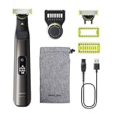 Philips OneBlade Pro 360 Authentisch Face & Body Elektrischer Bartschneider, Rasierer und Bodygroomer, 2x 360 Klingen, 1x Kamm mit 20er Länge, 1x Body Kit, 1x Softbeutel, QP6552/30