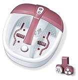 Beurer FB 35 Fußbad mit Vibrations- & Sprudelmassage für deine Füße, Aroma-Therapie-Anwendung, Wassertemperierung, Magnetfeld-Anwendung, 3 wechselbare Pediküre-Aufsätze, 1 Stück (1er Pack)