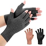 Duerer 3 Paar Arthritis Handschuhe, Kompressionshandschuhe für Rheumatoide, Arthrose, Sehnenentzündung, RSI, Karpaltunnel-Schmerzlinderung, Fingerlose Handschuhe für Damen und Herren