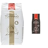 Melitta Professional Topping für Kaffee-Vollautomaten, Pulverförmig, Kaffeeweißer (1 x 1000 g) & Kakao für Kaffee-Vollautomaten, Zubereitung mit Wasser oder Milch, Glutenfrei, 1 kg