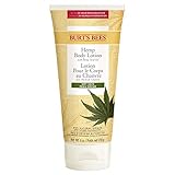 Burt's Bees Hemp Bodylotion mit Hanfsamenöl für trockene Haut, 1 Tube mit 170 g