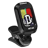 MARTISAN Clip-on Stimmgerät Tuner für Gitarre, Bass, Violine, Ukulele, chromatisches Stimmer Farbbildschirm