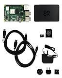 _atxx Raspberry Pi 4 4GB Base Kit – Singleboardcomputer Set mit Pi 4 (4GB), Gehäuse, Netzteil, 2X Micro-HDMI Kabel, vorinstalliertem Raspberry Pi OS Bookworm – offizielles Set für Einsteiger & Maker