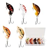 Köder für, Köder für Süßwasser | Schwimmköder, 5 Stück, Anziehungskraft für Forellen im Freien, Süßwasser, Meer, Lachs, Angler