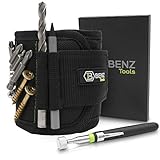 BENZ Tools® Magnetarmband Handwerker inkl. Magnetstab zum halten von Schrauben und Nägel I Magnetisches Armband mit extra Funktion I Beste Männer Geschenke zum Vatertag