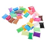 LIFKOME Air Dry Clay Farben Soft Modelliermasse Lufttrocknend Flexibel für DIY Basteln Kreativität Motorische Fähigkeiten Leicht Tragbar pro Farbe