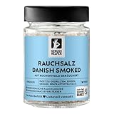 Bremer Gewürzhandel Rauchsalz Danish Smoked, dänisches Rauchsalz, Salz mit Raucharoma aus Dänemark, 180g im Glas