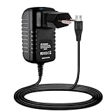 Guy-Tech AC/DC Adapter Kompatibel für Ilive Isb394 ISB394S ISB394B Tragbares Lautsprechersystem Kabelloser Bluetooth Stereo Lautsprecher Stromversorgungskabel + EU-Stecker