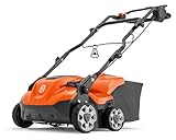 Husqvarna S138C Elektrischer Vertikutierer und Rasenlüfter – 1,6 kW, 37,5 cm Arbeitsbreite, 2-in-1-Klingen, einstellbare Tiefe und klappbarer Griff
