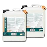 INOX® - Ergiebiges Holzgleitmittel 2 x 5L | Holzgleitmittel für Hobelmaschine, Fräsmaschine & Tischkreissäge | Gleitmittel Holzbearbeitung | silikonfreies Holzgleitmittel