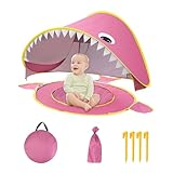 Kinder spielen, am Strand für Kinder, zum Spielen beim Camping der Cartoons - faltbares Playhouse mit kleinem eingebautem Pool, UV-Schutz, Babyshoade für Kinder wasserdicht für