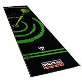 Carpet Mat 140 Green, Dartteppich mit rutschfester Unterseite aus Gummi, umweltfreundliche Turnier Dartmatte mit offiziellem Abstand zum Dartboard 237cm x 80cm, optimaler Schutz für Darts und Tips