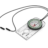 Silva Kompass Outdoor - Ranger Wanderkompass - Kartenmaßstäbe 1:25k & 1:50k - Marschkompass für Grundlegende Outdoor-Aktivitäten - Drehbares Kompassgehäuse - Kompass Militär und Wandern