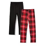 FM London (2er-Pack) Pyjama für Herren - Leichte Herren-Pyjamahose, Loungewear und Nachtwäsche - Reich an Baumwolle, bequeme Passform Herren-PJs