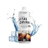 Best Body Nutrition Vital Drink ZEROP® - Cola, Original Getränkekonzentrat - Sirup - zuckerfrei, 1:80 ergibt 80 Liter Fertiggetränk, 1000 ml