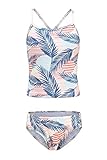 Moon Tree Großes Mädchen Geteilter Badeanzug Tankini Hawaiian Badeanzug Strand 9-10 Jahre Alt/134 140