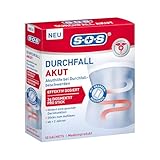 SOS Durchfall AKUT (10 Sachets) – 3 g Diosmektit pro Stick – Bei akutem Durchfall & Magen-Darm-Beschwerden – Ab 2 Jahren – Orangen-Geschmack – 10 Sachets zur Auflösung in Wasser