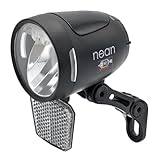 nean Fahrrad 90 Lux Dynamo Frontleuchte mit Standlicht, Reflektor, Tagfahrlicht und StVZO-Zulassung