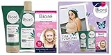 Biore Feli's Favorites Vorteils-Set - Clear-Up Strips für Nase und Gesicht, Gesichtspeeling und Gesichtswasser - Tiefenreinigung für die Haut, 700 g