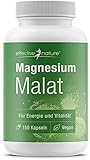 effective nature - Magnesiummalat hochdosiert - 375 mg - 150 Kapseln für 1 Monat