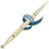 REMOS Akupressurstift & Meridianstift Edelstahl gold Länge 13cm KugelØ 2.5/6 mm