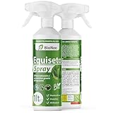 Schachtelhalmspray 1 l | gebrauchsfertig | vorbeugender natürlicher Schutz | Abwehr gegen Mehltau und Mehltau | Für Gemüsegärten, Obstgärten und Bio-Kulturen