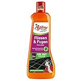 POLIBOY Fliesen & Fugen Reiniger - Bodenreiniger mit Oxy-Power für Fliesen - Wischkonzentrat für innen und außen - 1x 500 ml - Made in Germany