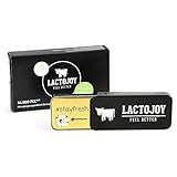 LactoJoy Laktase-Tabletten bei Laktoseintoleranz 14.500 FCC, 45 St. – Hochdosierte Mini Tabletten im praktischen Slider – Hilft bei Milch-, Zucker & Lactoseunverträglichkeit – vegan – ohne Zusätze