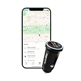 AutoSky Auto-Ladegerät & GPS-Tracker – kompatibel mit der App „Wo ist?“ – Dual-USB KFZ-Ladegerät mit Ortungsfunktion – Echtzeit-Tracking für Auto, Diebstahlschutz, iPhone-Unterstützung