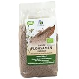 Avitale Ganze Flohsamen aus Indien, 99% Reinheit, reich an Ballaststoffen, Bio-Ware - Geprüfte Qualität aus Indien - Verpackt in Deutschland, 1er Pack (1 x 300 g)