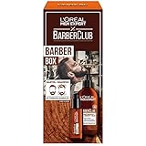 L'Oréal Men Expert Bartpflege-Set für Männer, Geschenkset mit Bartshampoo und Bartöl, Geschenk für Herren mit Zedernholzöl, Barber Club, 1 x 200 ml, 1 x 30 ml