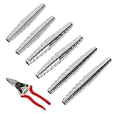 6 Stück Feder für Gartenschere,Edelstahl Gartenschere Feder 6cm 7cm 8cm,Universal,Ersatzfeder für Reparatur Baumscheren,Astscheren(Silber)