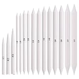 JIYIN 15 Stück Papierwischer Set, Papierwischer für Bleistifte Zeichnen Set Doppelköpfe Papier Stift Radierstift Skizzenzubehör für Abwischen Korrigieren Kunst Zeichnen Kunststudent