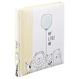 Hama Babyalbum 'My Little Me' Baby-Fotoalbum mit 60 Seiten für Mädchen und Jungen, Kinder-Fotobuch für ca. 300 Fotos, Photoalbum zum Selbstgestalten und Einkleben mit Motiv, Album-Format 29x32cm beige