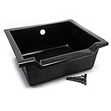 SunSun Wasserfall Garten Bachlaufschale mit 75 l Volumen inkl. Schlauchstufentülle, Teichschale für Wasserkaskaden, Teichwanne als Wasserspiel, Bachlauf und Überlauf