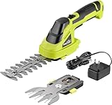SnapFresh 2-in-1-Grasschere und Heckenschere, kabelloser Rasenschneider für den Garten, tragbare, leichte, handgehaltene Heckenschere, 7,2 V, mit Ladegerät