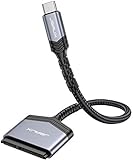 JSAUX SATA auf USB C Kabel, USB C 3.1 zu 2.5' SATA III Festplatten Adapter Typ C für 2,5 Zoll SSD und HDD Datenübertragung Kompatibel Thunderbolt 3 Macbook Pro 2021/2020, Mac Mini usw (Grau)