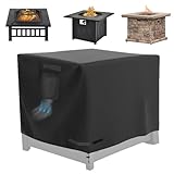 Feuerstelle im Freien - 30 Zoll wasserdichtes Schild | Zuverlässiger Materialschutz, wetterfestes, schweres Material, einfacher Passform, UV -resistent, 30.31 x 30,31 x 25,2in