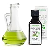 Siberian Green Klettenöl mit Brennnesselöl-Extrakt - 100 ml natürlicher sibirischer Haarausfall Klettenwurzelpflege - einfach aufzutragende Haaröl - Anti-Schuppen Kopfhaut stimuliert das Wachstum
