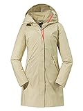 Schöffel Damen Parka Sardegna L, wind- und wasserdichte Regenjacke für Frauen mit praktischen Taschen, leichte Damen Jacke für Frühling und Sommer