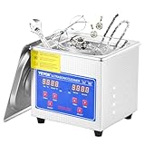 Chaneau Ultraschallreiniger für Schmuck, 1,3°l/2°l/3°l/6°l/10°l/15°l/22°l/30°l, Profigerät, Hochdruckreiniger, Digitalanzeige, 15L, 1