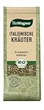 BioWagner - Bio Italienische Kräuter | mediterrane Kräuternote für Tomatensaucen, Antipasta oder Fleischgerichte | naturbelassene Bio-Zutaten | recyclebare Verpackung | 15 g