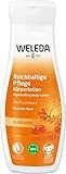 WELEDA Bio Bodylotion Sanddorn Reichhaltige Pflege – Vitalisierende Naturkosmetik Körperlotion spendet bis zu 48h intensive Feuchtigkeit. Körpercreme zur schnellen Pflege von trockener Haut (1x 200ml)