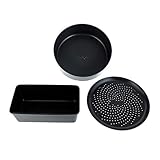 Ninja 4380J300EUUK Foodi 3-teiliges antihaftbeschichtetes Backformen-Set Bakeware, Keramikbeschichtet, Schwarz