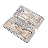 CALLARON 1Satz Maniküre Teiliges Nagelpflegeset Mit Ohrlöffel Für Heimgebrauch Und Reisen Korrosionsbeständig Und Hygienisch Perfektes Nagelpflegezubehör Für Fuß