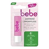 bebe Zartrosé Lippenpflege (12 x 4,9 g), Lippenpflegestift...