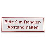 Betriebsausstattung24® Hinweisschild „Bitte 2m...